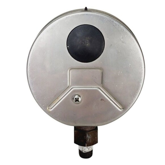 Winters Pressure Gauge 0-160 PSI & 0-1100 kPa Steel 4 1/4" Diameter Italy - Picture 3 of 6